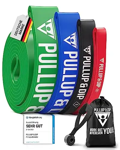 PULLUP & DIP Fitnessbänder: Vielseitiges Training für Calisthenics - Kraft, Mobilität & Flexibilität!