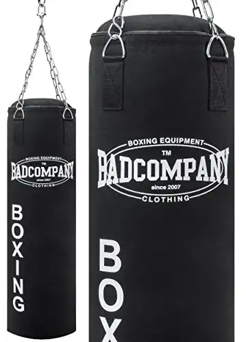 Bad Company Boxsack: Robuster Punching Bag mit Stahlkette – Perfekt für effektives Training